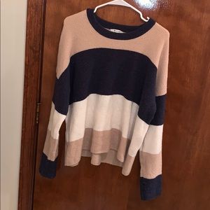 Madewell Cashmere Striped Sweater Size L